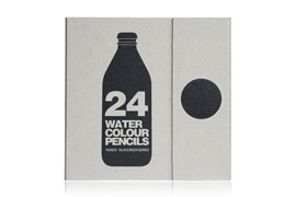 24 WATER-COLOUR PENCILS, VIARCO SILKSCREEN SERIES